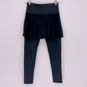 Electric Yoga Serena Sport Studio Leggings Mini Skirt Overlay Large New W/ Tags!